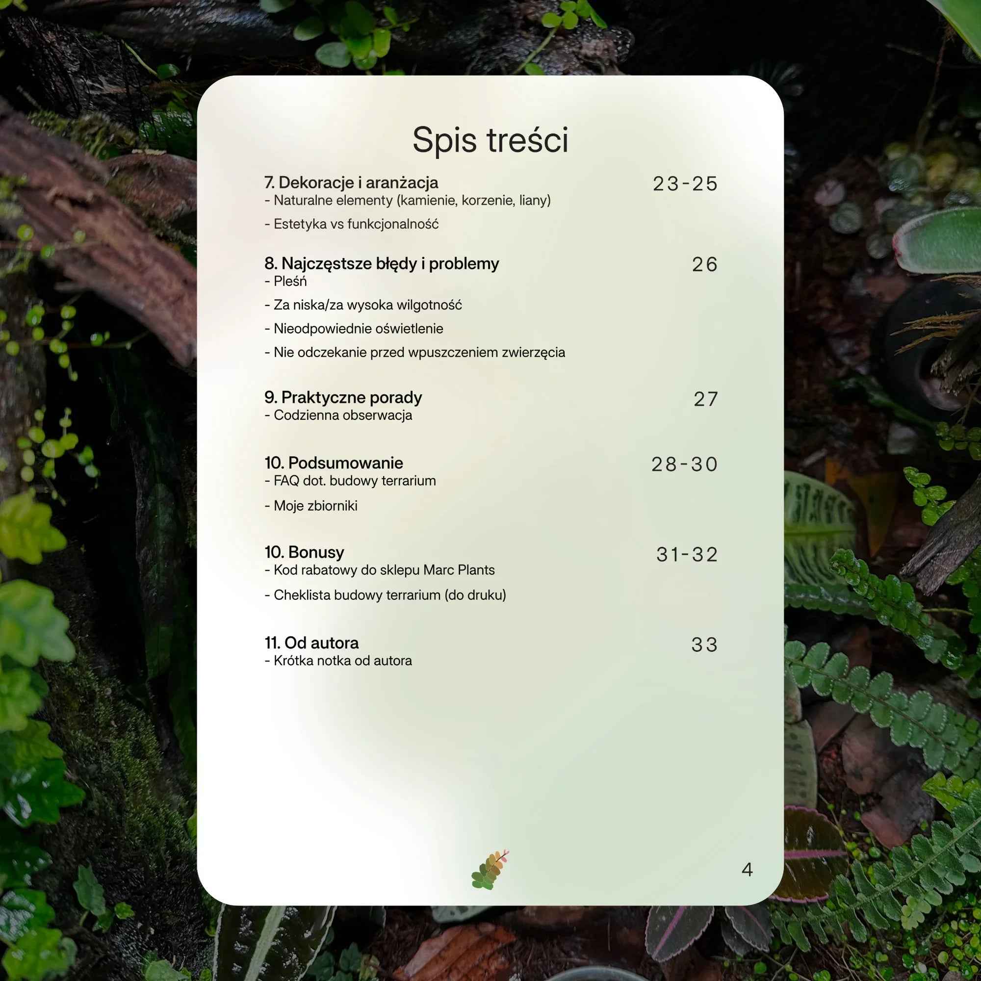 E-book: "Jak stworzyć własne Tropikalne terrarium."